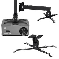 Vešiak na projektor, stropný, nástenný, BLACK OVERMAX 2v1 Vešiak na projektor, stropný, nástenný, BLACK OVERMAX 2v1