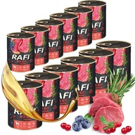 Rafi hovädzie krmivo pre psov 12x800g Rafi hovädzie krmivo pre psov 12x800g