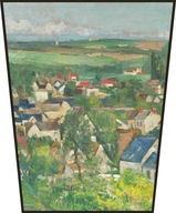 Obrazovka Auvers, panoramatický výhľad na Paula Cezanna Obrazovka Auvers, panoramatický výhľad na Paula Cezanna