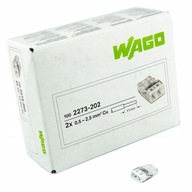 WAGO rýchlospojka 2x2,5 drôt 2273-202 100 ks WAGO rýchlospojka 2x2,5 drôt 2273-202 100 ks