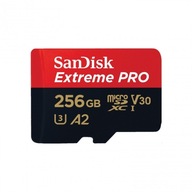 Karta SanDisk microSDXC Extreme Pro 256GB A2 C10