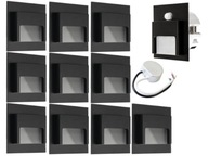 Set schodiskového osvetlenia Halogen LED 11x + Detektor Set schodiskového osvetlenia Halogen LED 11x + Detektor