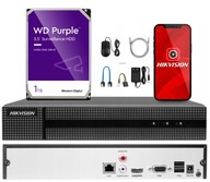 Hikvision HWN-4108MH + WD Purple 1TB IP rekordér