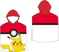 POKEMON PIKACHU PONCHOO osuška s kapucňou (PIK4230687) POKEMON PIKACHU PONCHOO osuška s kapucňou (PIK4230687)