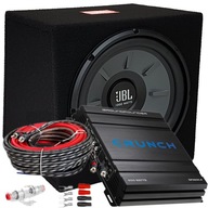 BASS BOX JBL 1000W MDF + Crunch + Kábel