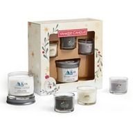 Vianočná sada Yankee Candle 3 sviečky + pohár Vianočná sada Yankee Candle 3 sviečky + pohár