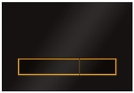 Čierny gombíkový rám LINK AQUA Cersanit HI-TEC