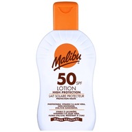 Malibu Ochranné mlieko SPF50 Vodeodolné mlieko Malibu Ochranné mlieko SPF50 Vodeodolné mlieko