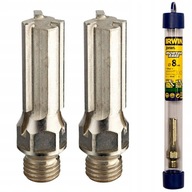 Fréza na odstraňovanie škár 3 čepele 8x20/40mm 2 kusy IRWIN Fréza na odstraňovanie škár 3 čepele 8x20/40mm 2 kusy IRWIN