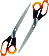 Veľké kancelárske nožnice 25 cm jantárová x 2 Veľké kancelárske nožnice 25 cm jantárová x 2