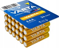 Varta Longlife AAA alkalická batéria (R3) 24 ks. Varta Longlife AAA alkalická batéria (R3) 24 ks.