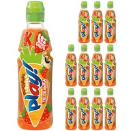 Kubuś Hrajte ovocný nápoj! Voda a ovocie mrkva jahoda 12x400ml