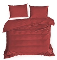 NOVA3 posteľná bielizeň červená 220x200 + 2 x 70x80 súprava vankúš prikrývka do postele