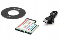 EXPRESS CARD HUB adaptér 2x karta USB 3.0 54mm