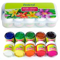 Slnečnicová súprava pidilite 10x15 ml akrylové farby Slnečnicová súprava pidilite 10x15 ml akrylové farby