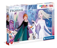 Puzzle 104 dielikov. Frozen 2 s dekoráciami