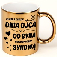 LESKLÝ ZLATÝ HRNČEK AKO DARČEK PRE OTCA OD SYNA KÚPILA MOJA SVIERNA LESKLÝ ZLATÝ HRNČEK AKO DARČEK PRE OTCA OD SYNA KÚPILA MOJA SVIERNA