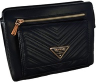 Monnari Black Herringbone Messenger taška s logom Monnari Black Herringbone Messenger taška s logom