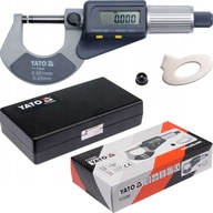 Elektronický mikrometer 0-25mm digitálny LCD YATO