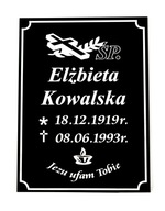 Náhrobný kameň Tabuľa do hrobu ZÍZAL 30x20 Náhrobný kameň Tabuľa do hrobu ZÍZAL 30x20