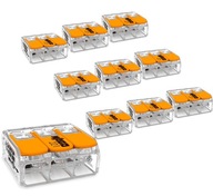 10x WAGO KONEKTOR 221-613 RÝCHLOKONEKTOR KOCK. 10x WAGO KONEKTOR 221-613 RÝCHLOKONEKTOR KOCK.