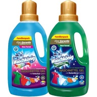 Waschkonig nemecký prací gél SET MIX FAREBNÝ A UNIVERZÁLNY 2x 1.625L