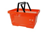 Oranžový nákupný košík na nákup 22L plastový