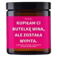 SVIEČKA, VTIPNÝ DARČEK „KÚPIL SOM TI FĽAŠU VÍNA“ 40 HODÍN PÁLENÍ SVIEČKA, VTIPNÝ DARČEK „KÚPIL SOM TI FĽAŠU VÍNA“ 40 HODÍN PÁLENÍ