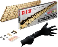 HNACIA REŤAZ DID 520 ZVMX G&G 118 GOLD HNACIA REŤAZ DID 520 ZVMX G&G 118 GOLD