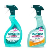 SANYTOL SET 2xSPRAY 500ml UNIVERZÁL + KUCH SANYTOL SET 2xSPRAY 500ml UNIVERZÁL + KUCH