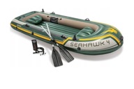 Intex Seahawk 68351 nafukovací čln pre 4 osoby veslová pumpa Intex Seahawk 68351 nafukovací čln pre 4 osoby veslová pumpa