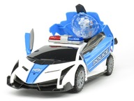 Športové policajné auto, policajné auto, LED guľa, otváracie dvere + zvuky Športové policajné auto, policajné auto, LED guľa, otváracie dvere + zvuky