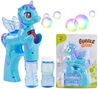 JEDNOROŽEC BUBBLE GUN MYDLOVÉ BANKY ZVUK JEDNOROŽEC BUBBLE GUN MYDLOVÉ BANKY ZVUK