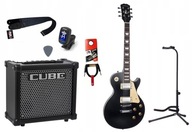 ELEKTRICKÁ GITARA + ZOSILŇOVAČ 10W TUNER SET