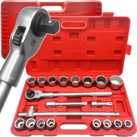 ZÁSUVKOVÉ KĽÚČE 3/4'' 12-UHOLOVÉ 19-50mm SÚPRAVA ZÁSUVNÝCH KĽÚČOV POUZDRO ZÁSUVKOVÉ KĽÚČE 3/4'' 12-UHOLOVÉ 19-50mm SÚPRAVA ZÁSUVNÝCH KĽÚČOV POUZDRO