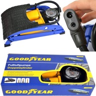 Nožná pumpa pre autá, bicykel, 2 valce Goodyear Nožná pumpa pre autá, bicykel, 2 valce Goodyear