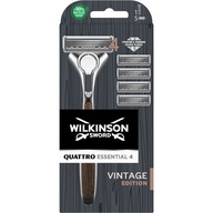 Sada WILKINSON Quattro Essential 4 Vintage Edition 5x vložka + rukoväť Sada WILKINSON Quattro Essential 4 Vintage Edition 5x vložka + rukoväť