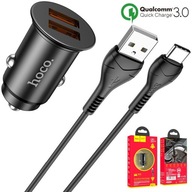 Rýchla nabíjačka Quick Charge 3.0 QC3.0 2USB 36W s káblom USB-C typu C Rýchla nabíjačka Quick Charge 3.0 QC3.0 2USB 36W s káblom USB-C typu C