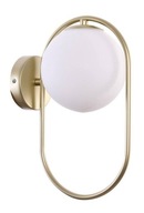 CANDELLUX Nástenné svietidlo mosadzný sklenený guľový kruh G9 Cor CANDELLUX Nástenné svietidlo mosadzný sklenený guľový kruh G9 Cor