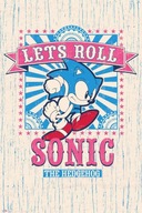 Plagát Sonic Let's Roll 61x91,5 cm Plagát Sonic Let's Roll 61x91,5 cm