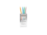 Priechodná sieťová zástrčka RJ45 8P8C CAT6 UTP 100 ks Priechodná sieťová zástrčka RJ45 8P8C CAT6 UTP 100 ks