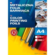 Tónovanie Červená metalická fólia A4 100 ks Tónovanie Červená metalická fólia A4 100 ks