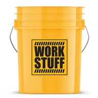 WORK STUFF Detailing bucket Yellow WASH 20L - Message WORK STUFF Detailing bucket Yellow WASH 20L - Message