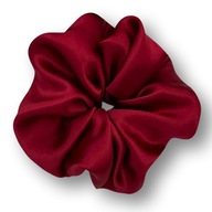 HODVÁBNY HODVÁB NA VLASY SCRUNCHIE 100% MORUŠOVÝ HODVÁB 22 mm ČERVENÁ veľkosť L HODVÁBNY HODVÁB NA VLASY SCRUNCHIE 100% MORUŠOVÝ HODVÁB 22 mm ČERVENÁ veľkosť L