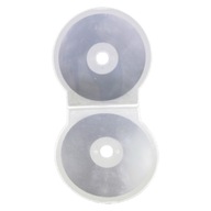 100 kusov CD/DVD CASE SHELL bezfarebná mat