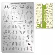 Moyra Stamp Plate 079 Green Leaves