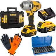 Rázový uťahovák 950Nm 2x5Ah DeWALT DCF899P2 + nástr.