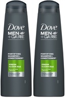 DOVE Men Fresh šampón a kondicionér 2v1 2 x 400 ml