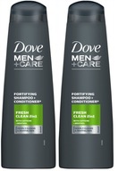 DOVE Men Fresh šampón a kondicionér 2v1 2 x 400 ml DOVE Men Fresh šampón a kondicionér 2v1 2 x 400 ml