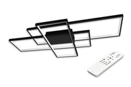 LED svietidlo 130W Čierne diaľkové ovládanie regulácie výkonu 105cm LED svietidlo 130W Čierne diaľkové ovládanie regulácie výkonu 105cm